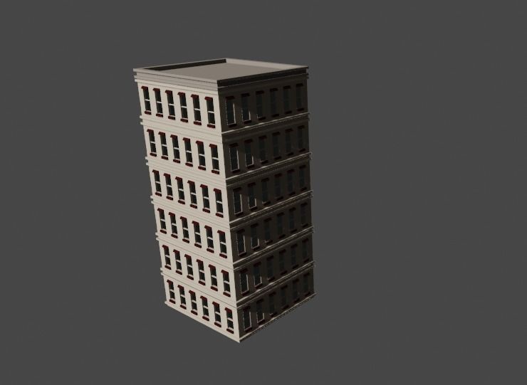 Realistic and well-crafted building 3D model_22