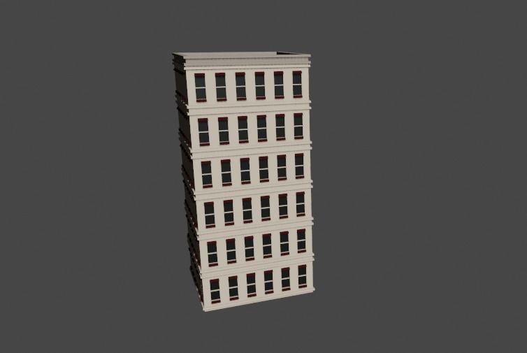 Realistic and well-crafted building 3D model_11