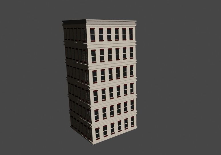 Realistic and well-crafted building 3D model_29