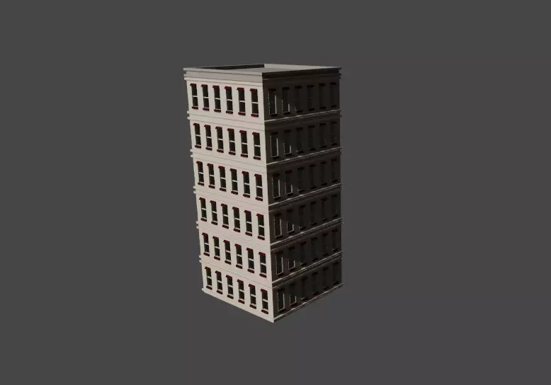 Realistic and well-crafted building 3D model_0