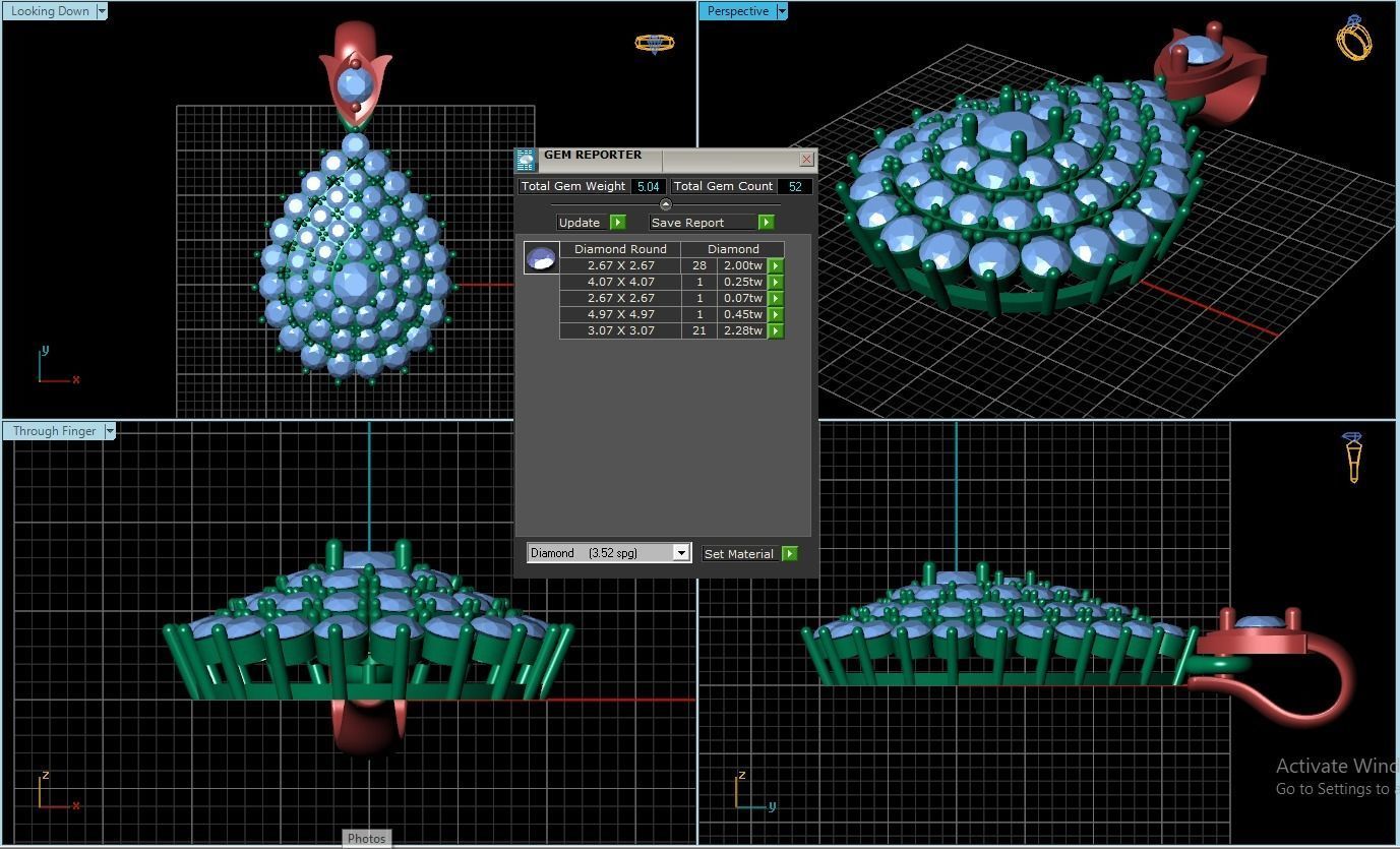 Pendant 3D print model_1