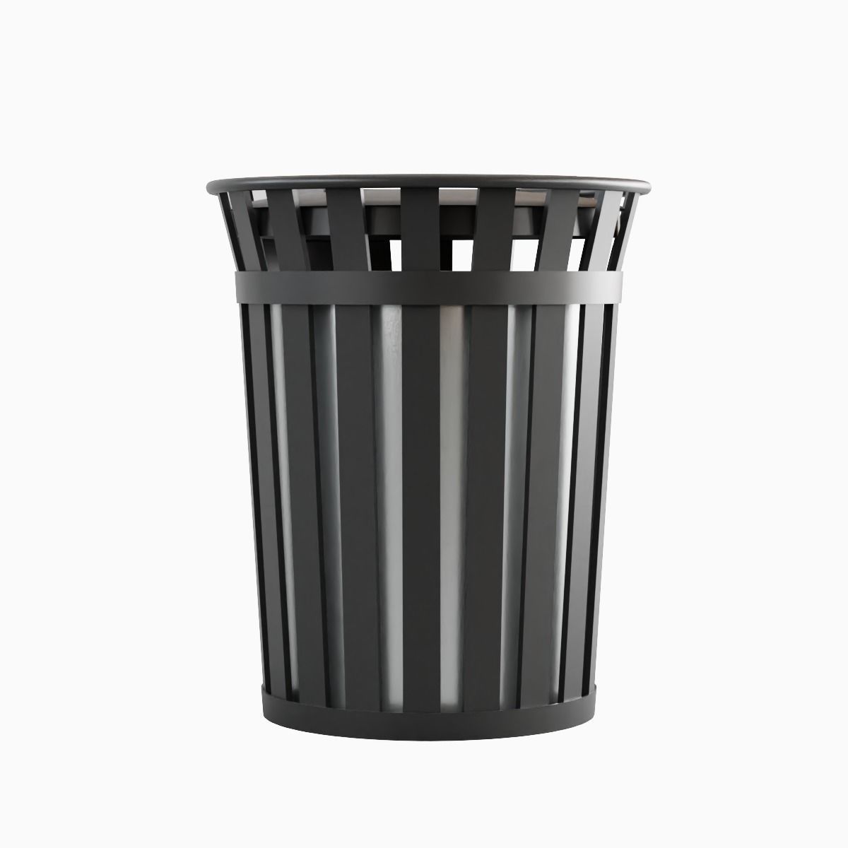 Trash Box 01 Low-poly 3D model_2