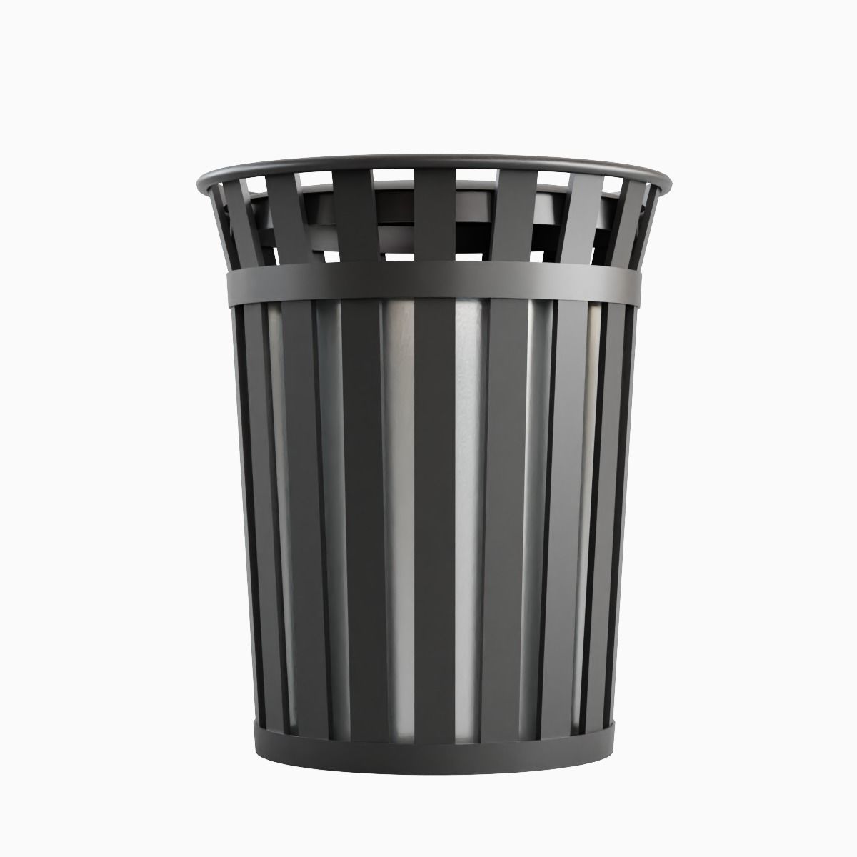 Trash Box 01 Low-poly 3D model_1