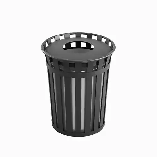 Trash Box 01 Low-poly 3D model