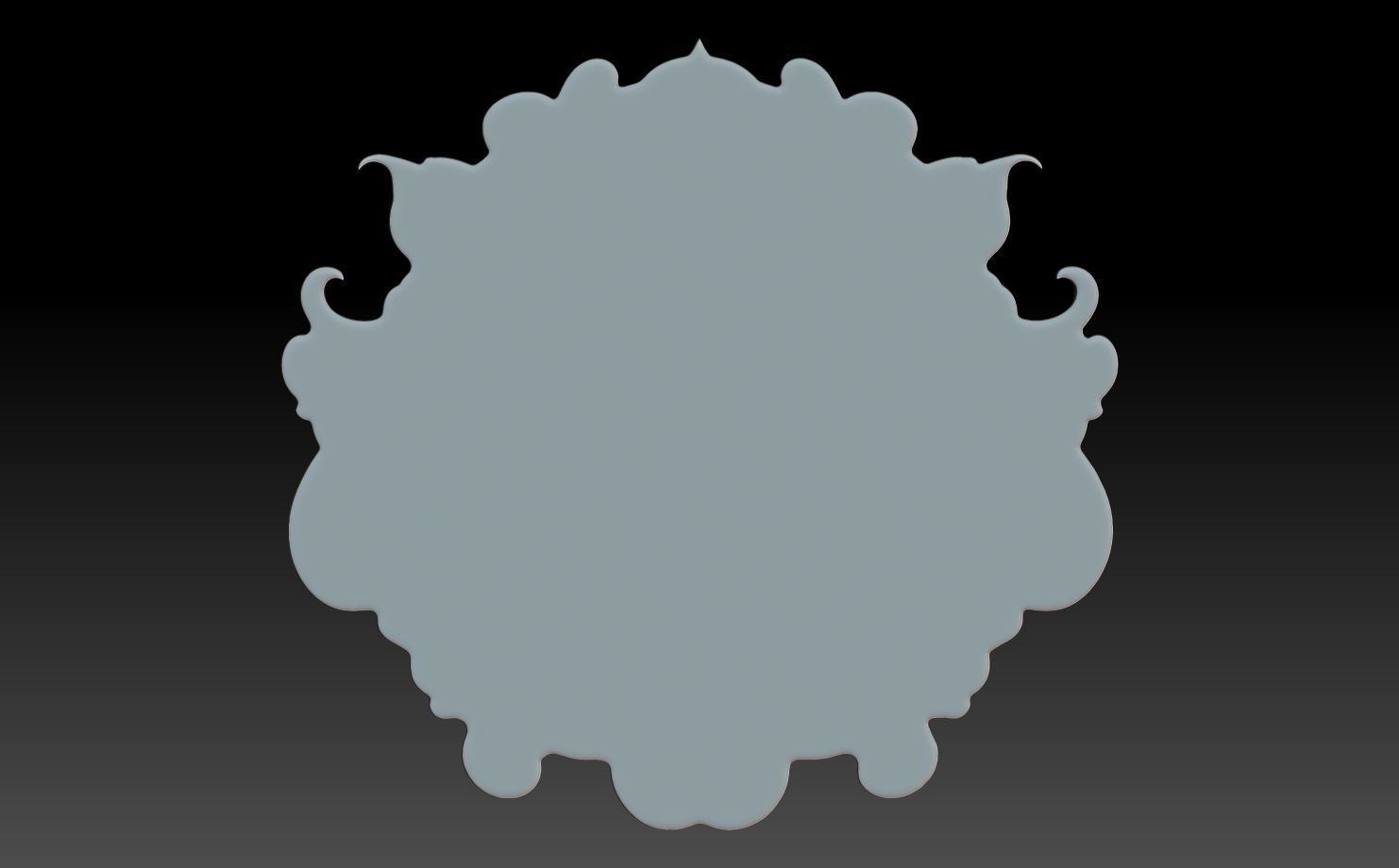 Celtic Greenman Basrelief 240525 08 3D print model_5