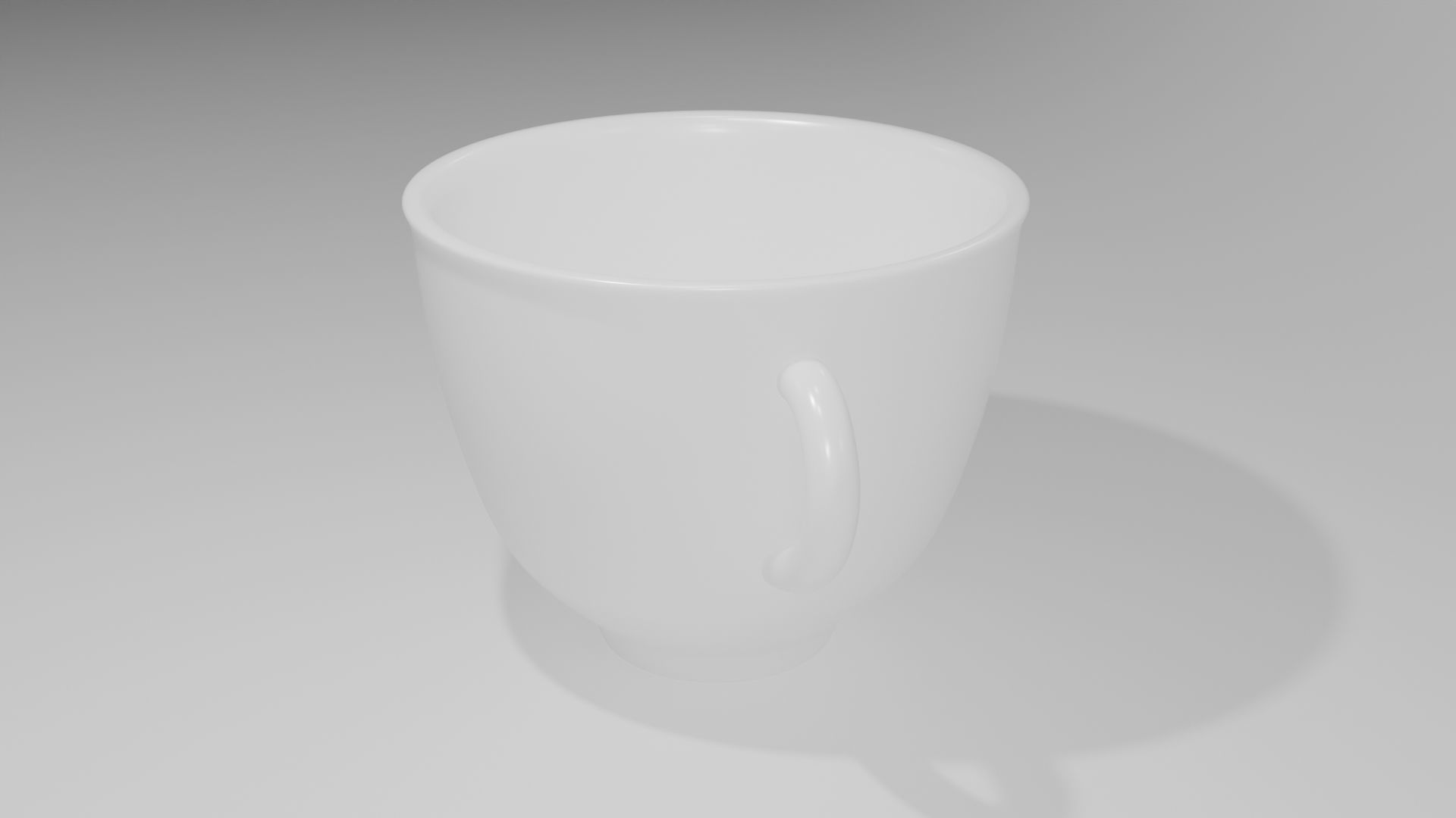 3d model of white coffee mug 3D model_7