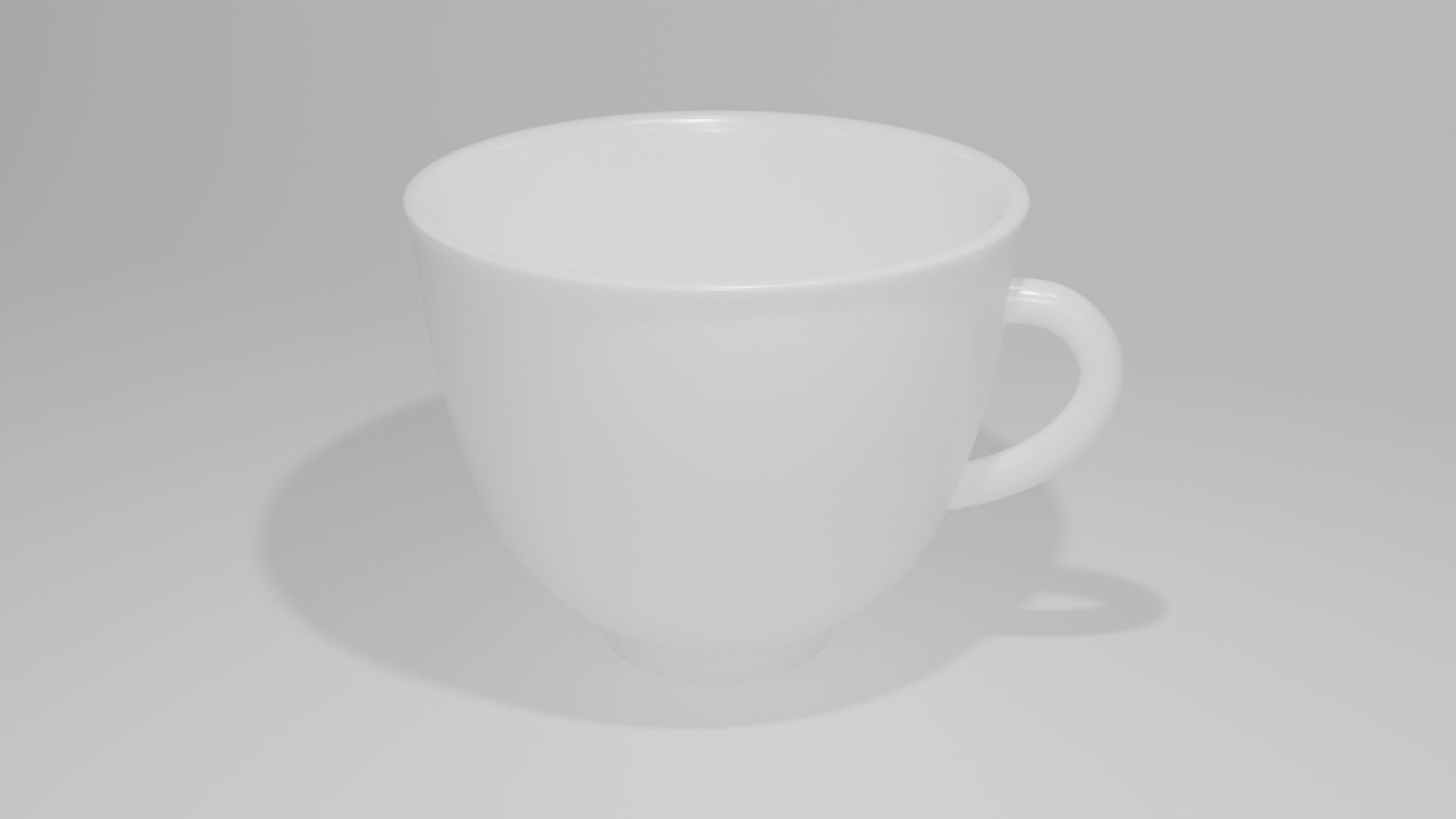 3d model of white coffee mug 3D model_3