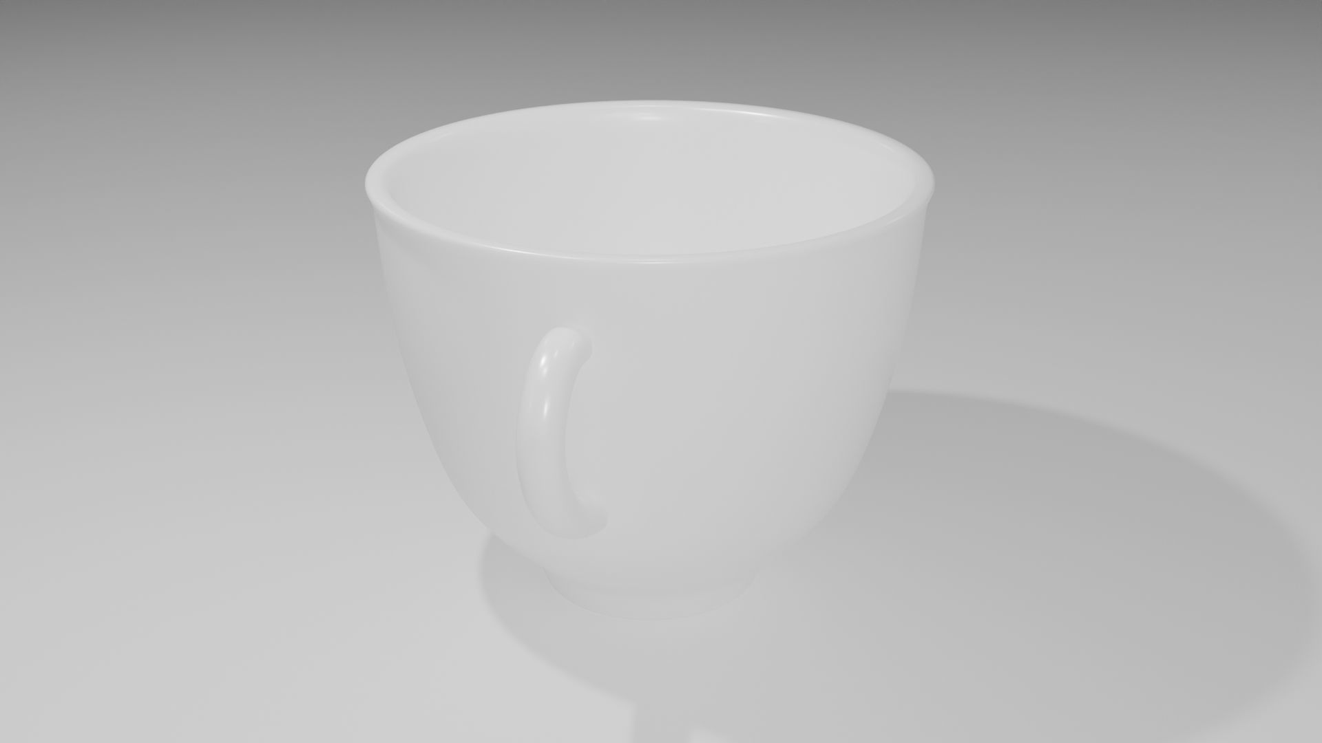 3d model of white coffee mug 3D model_9