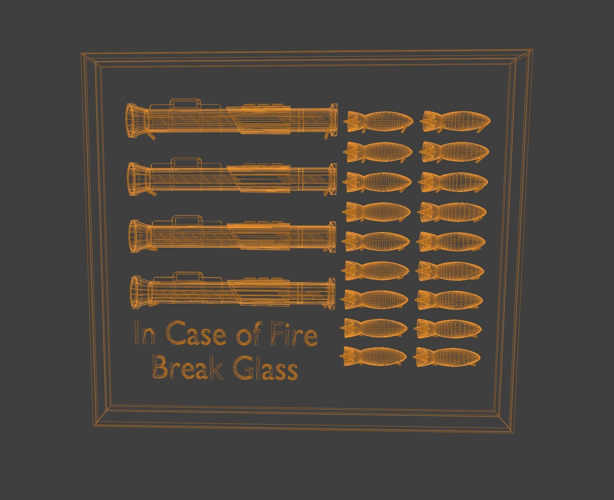 Rocket Launcher Fire Extinguisher 3D model_4