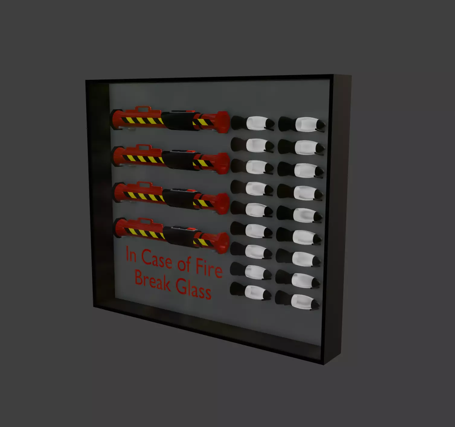 Rocket Launcher Fire Extinguisher 3D model_0