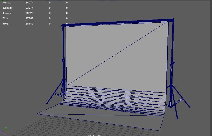 Photography Backdrop  3D model_11