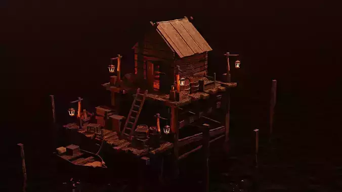 Silent Hut - Concept Art