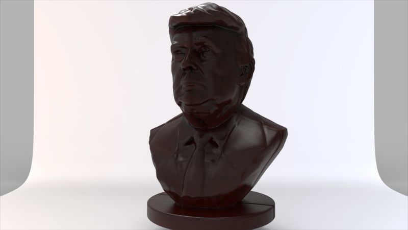 Donald Trump Bust  3D print model_17