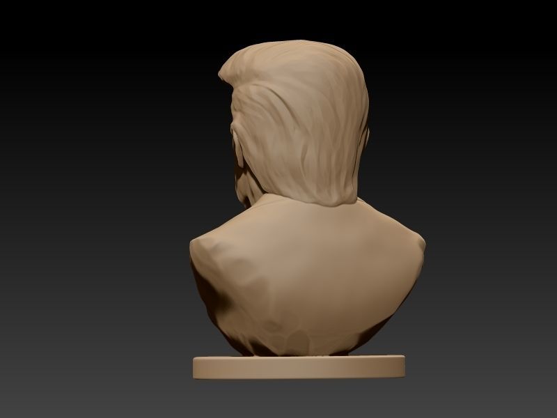 Donald Trump Bust  3D print model_23