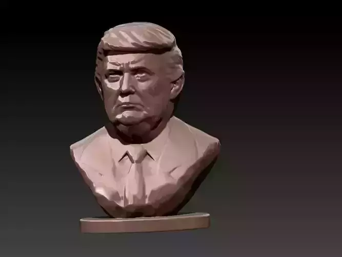 Donald Trump Bust  3D print model Donald Trump Bust  3D print model