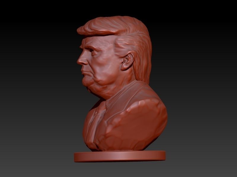 Donald Trump Bust  3D print model_20