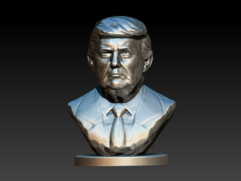 Donald Trump Bust  3D print model_19