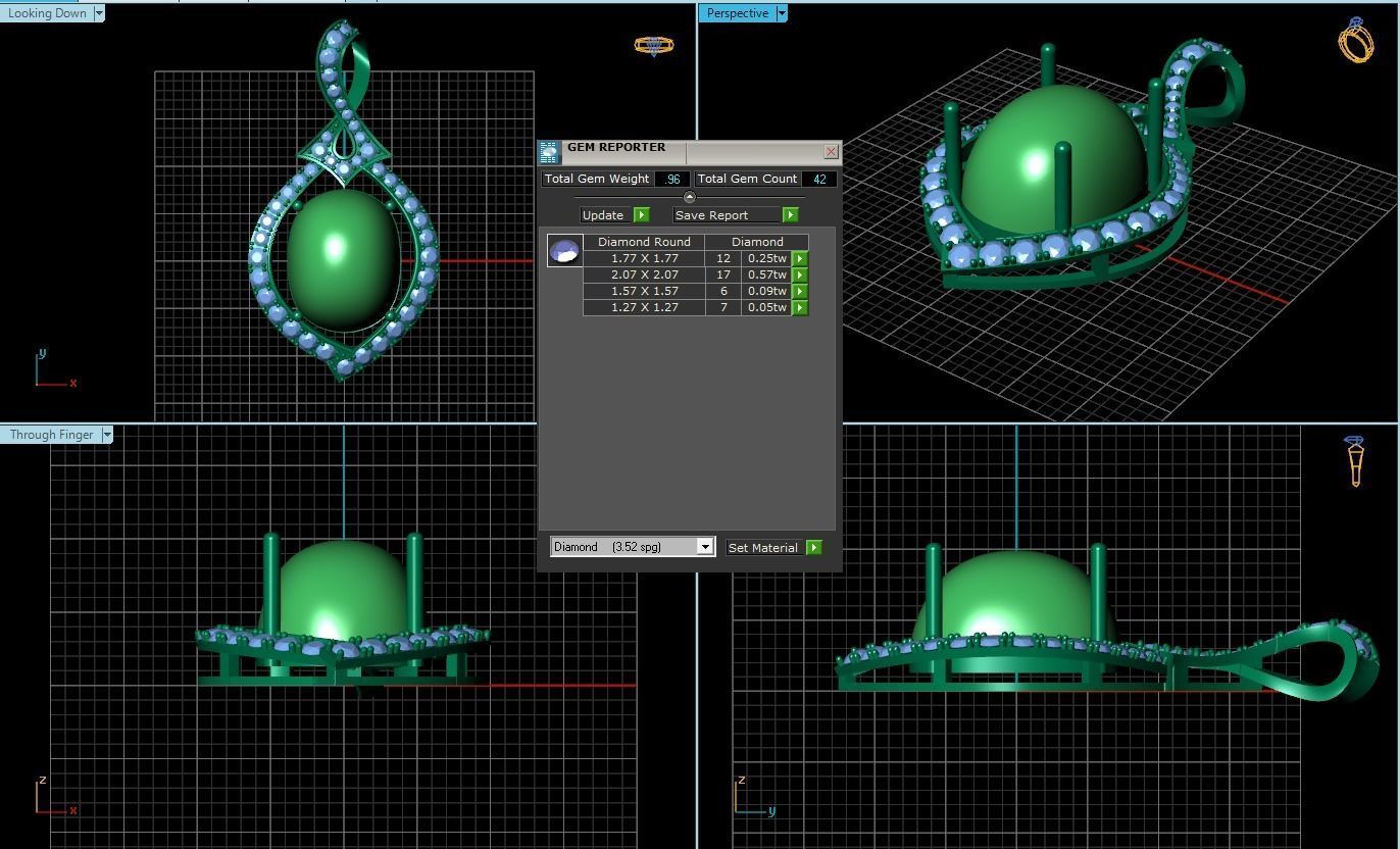 Pendant 3D print model_1