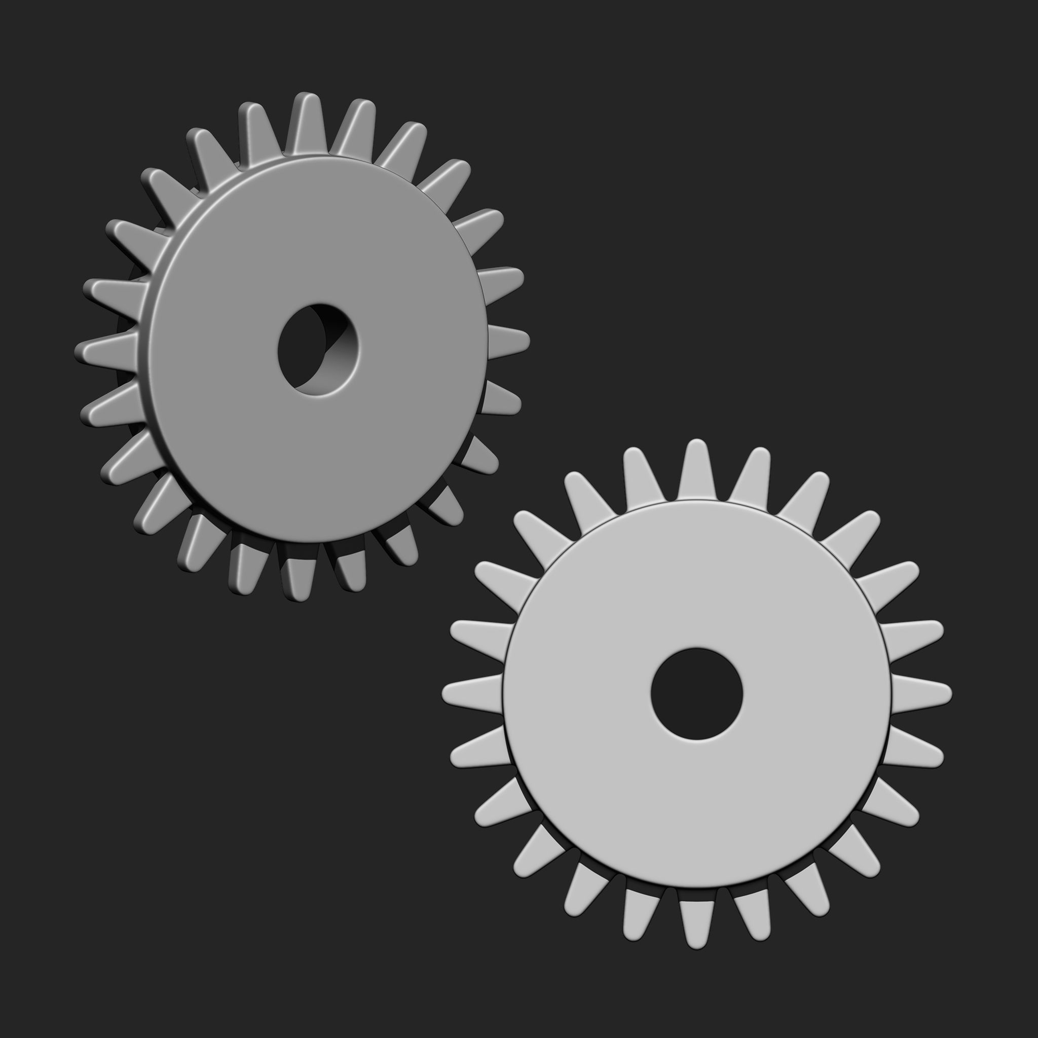Steampunk Gears IMM Brush Pack 19 in One Vol 5 3D model_14