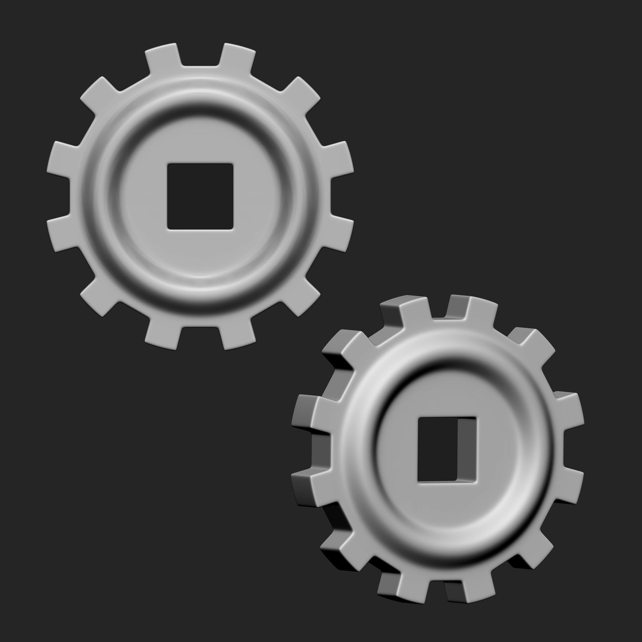 Steampunk Gears IMM Brush Pack 19 in One Vol 5 3D model_10