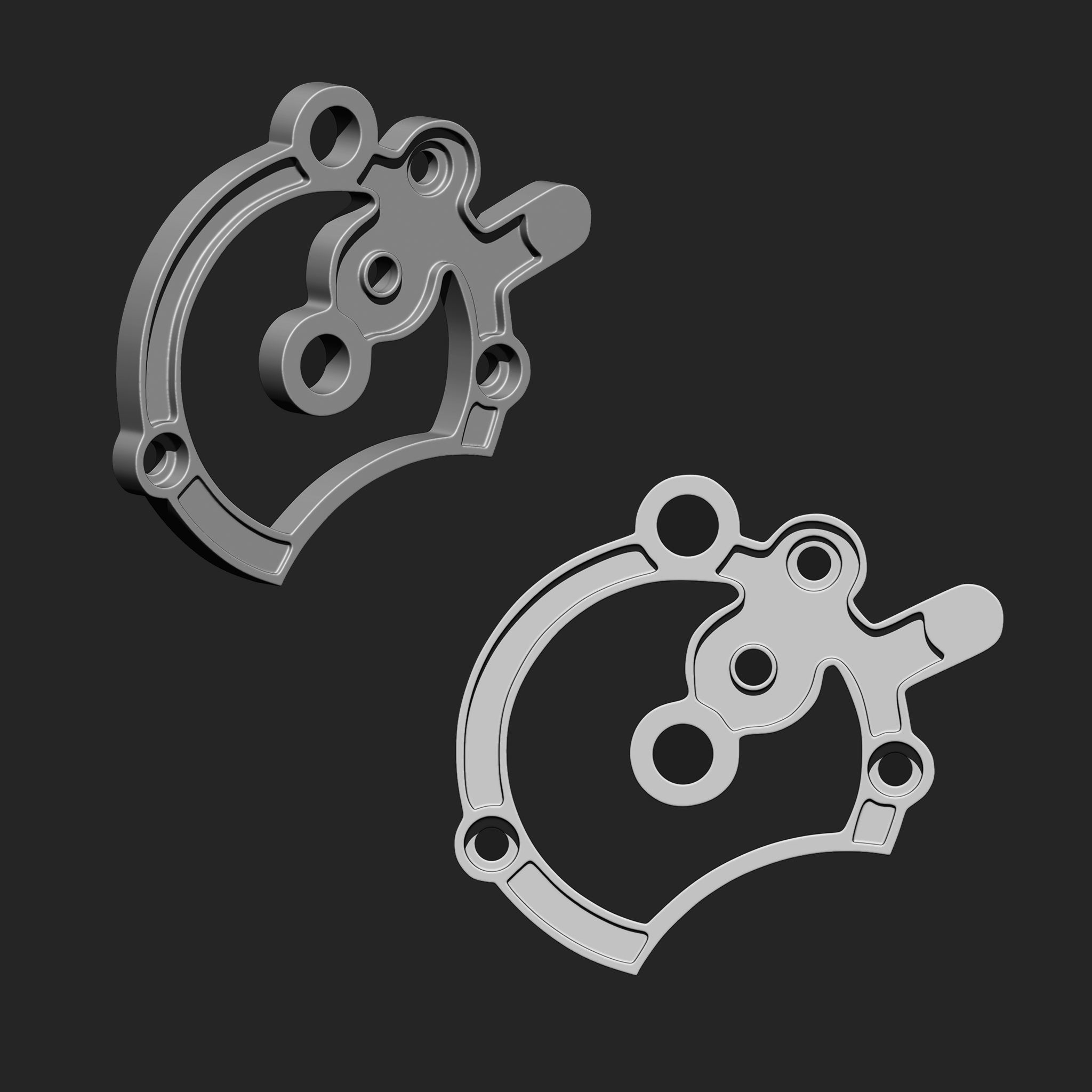 Steampunk Gears IMM Brush Pack 19 in One Vol 5 3D model_1