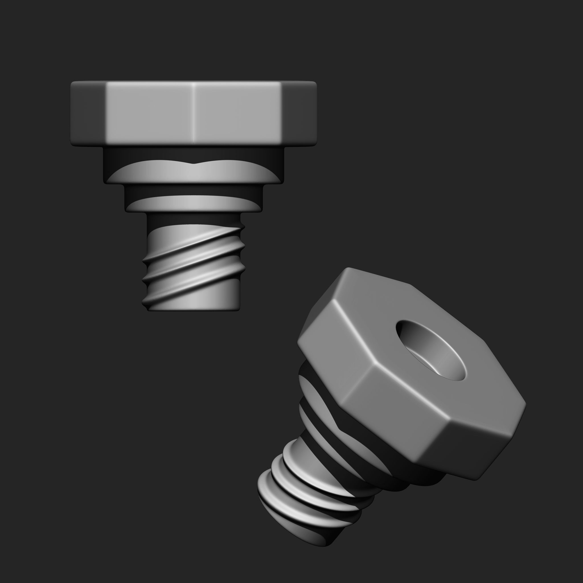 Nuts and Bolts IMM Brush Pack 16 in One Vol 6 3D model_16