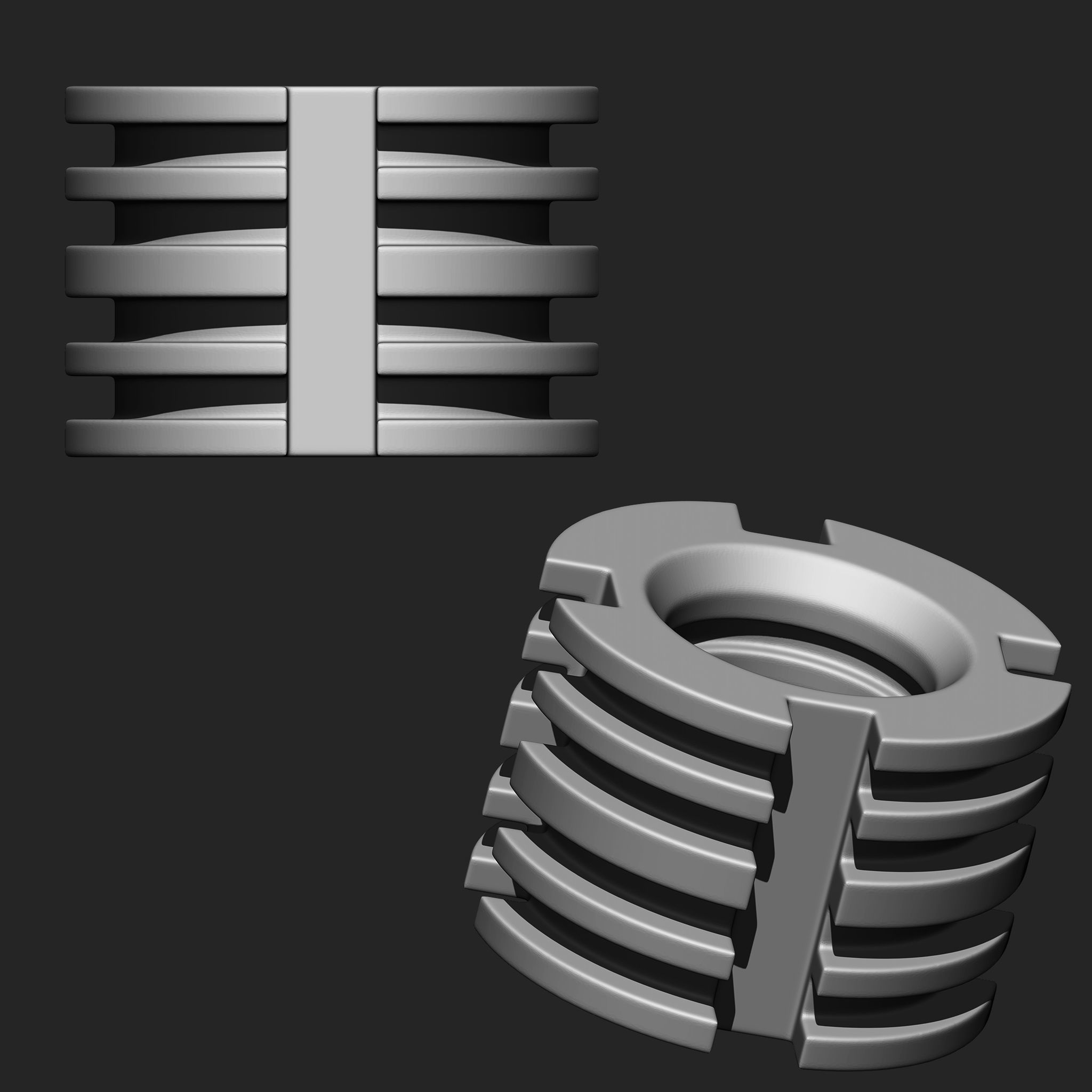 Nuts and Bolts IMM Brush Pack 16 in One Vol 6 3D model_1
