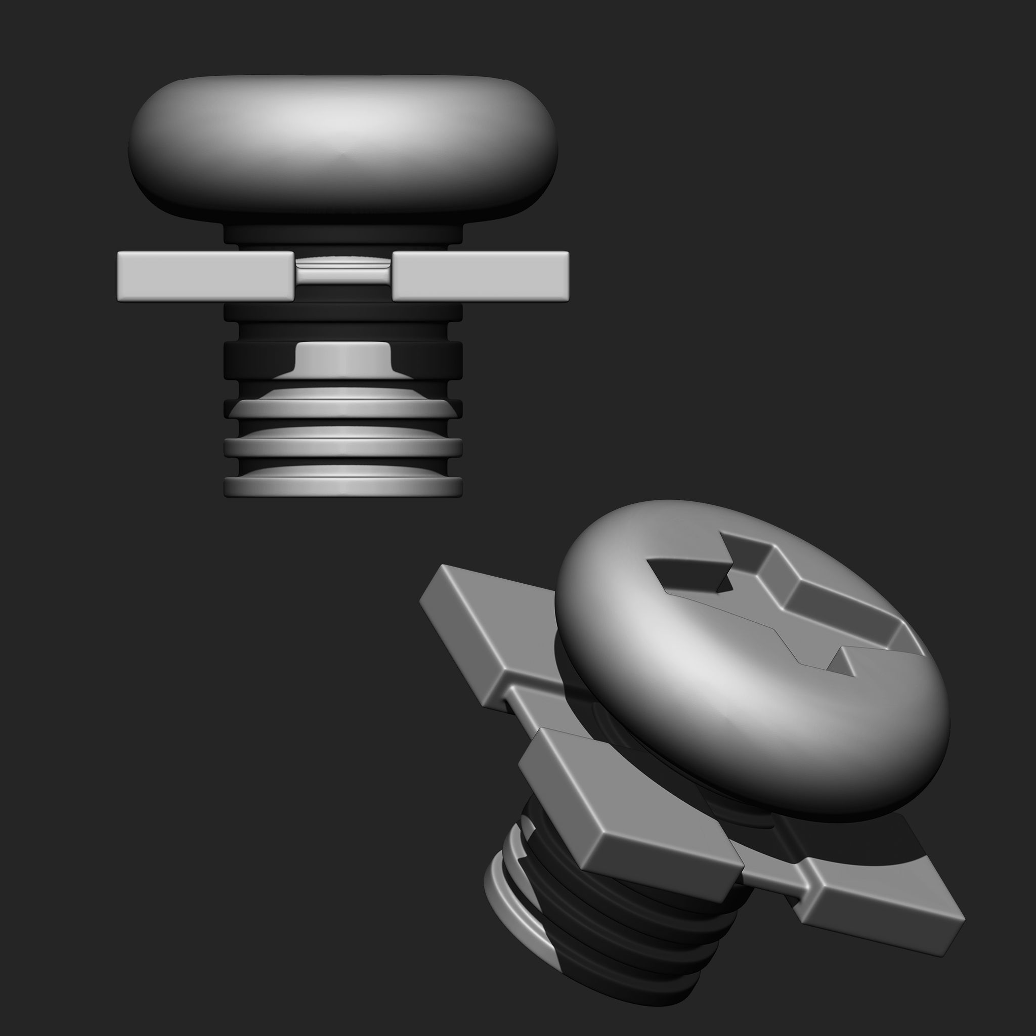 Nuts and Bolts IMM Brush Pack 16 in One Vol 6 3D model_14