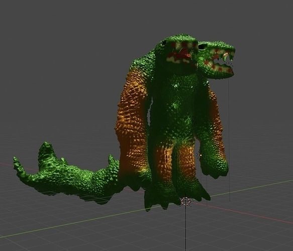 titan monster model 3D model
