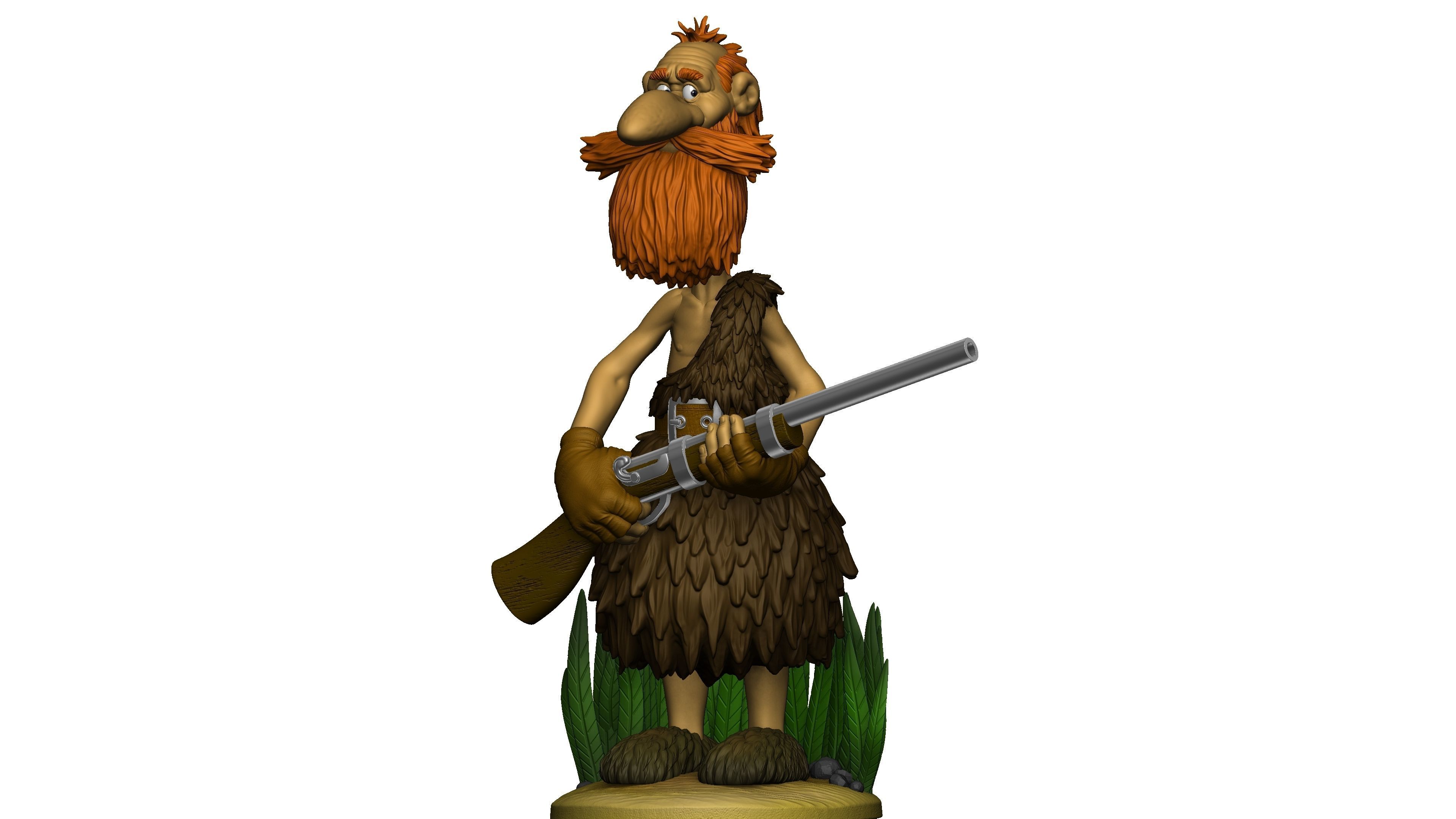 Ben Gunn for 3D printing STL  3D print model_16