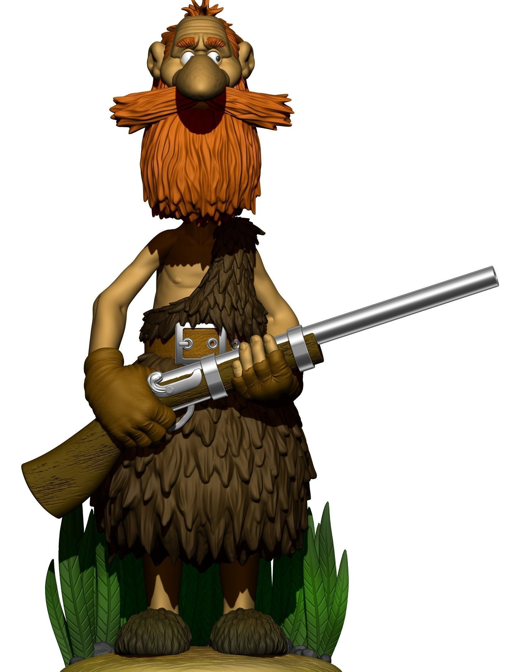 Ben Gunn for 3D printing STL  3D print model_6