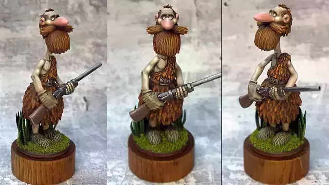 Ben Gunn for 3D printing STL  3D print model