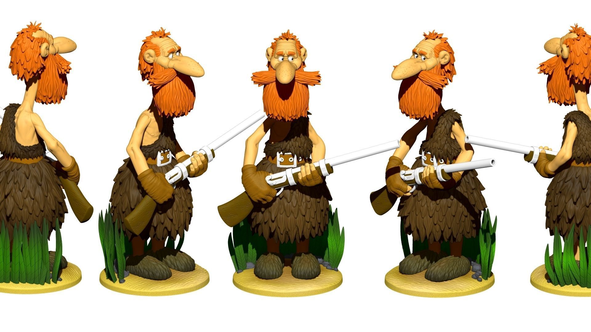 Ben Gunn for 3D printing STL  3D print model_14