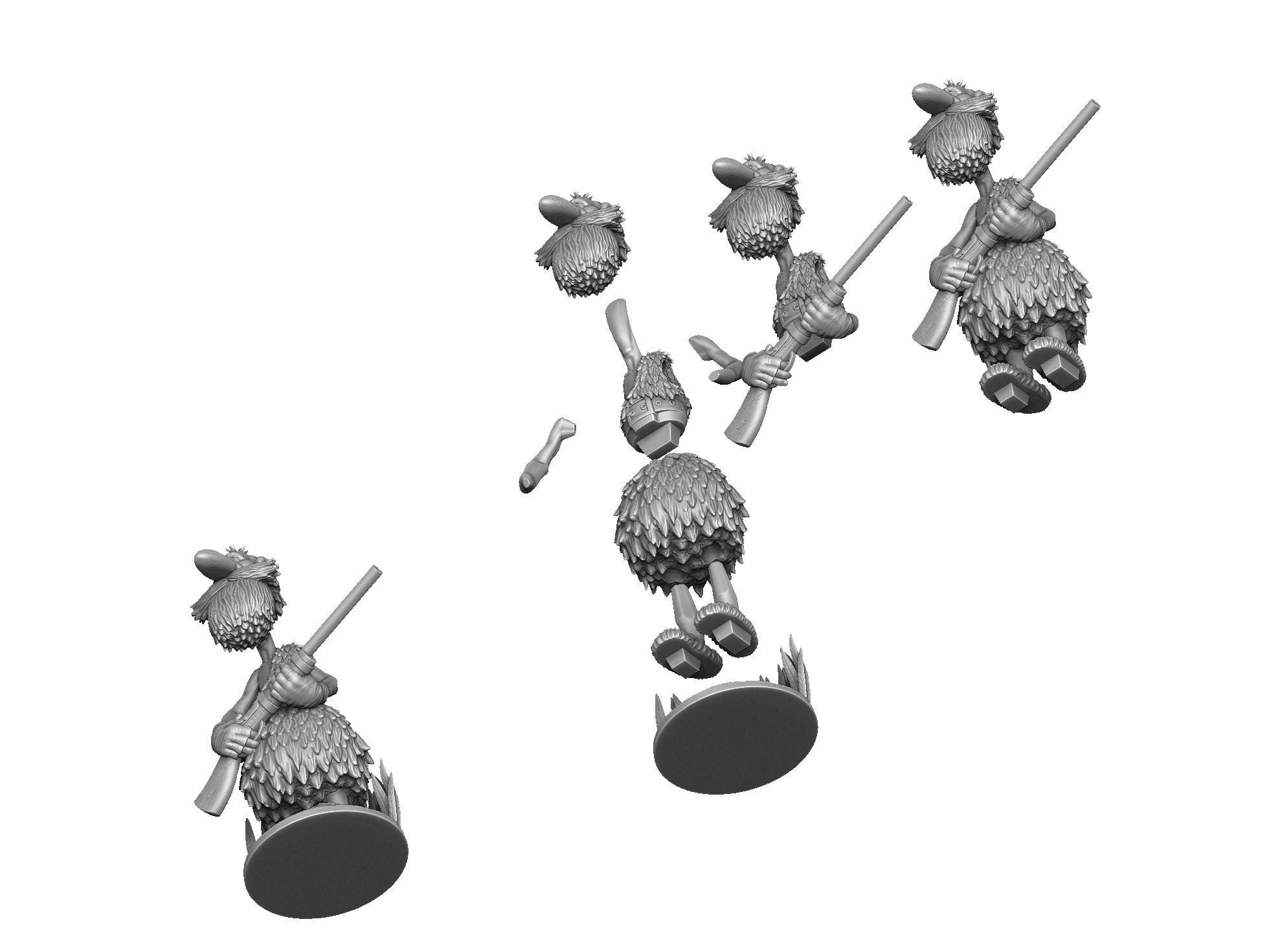 Ben Gunn for 3D printing STL  3D print model_25