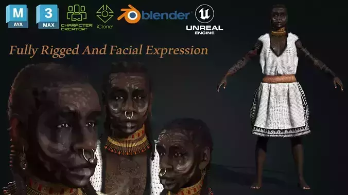 African Tribal Woman