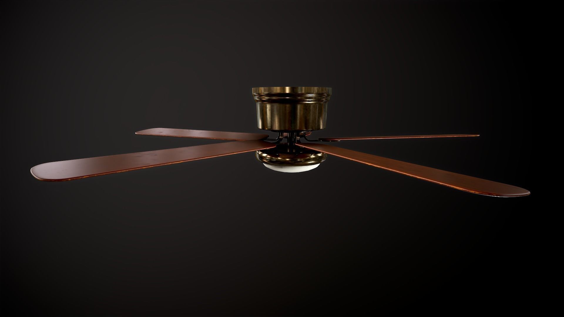 Ceiling Light Set Low-poly 3D model_9