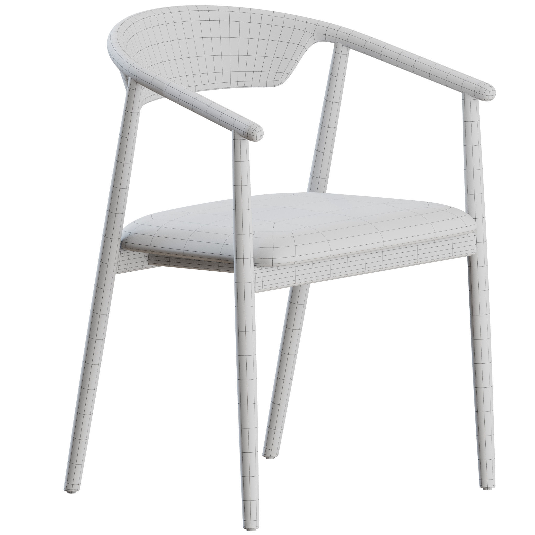 MC21 LEVA Chair by Mattiazzi 3D model_3