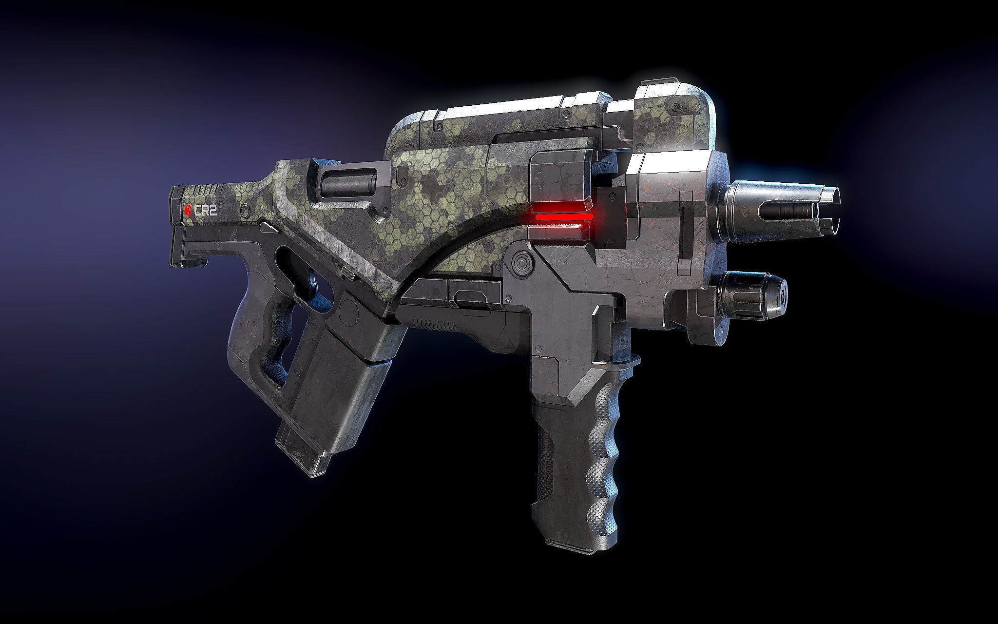 M12 Locust Mass Effect 3D model_2