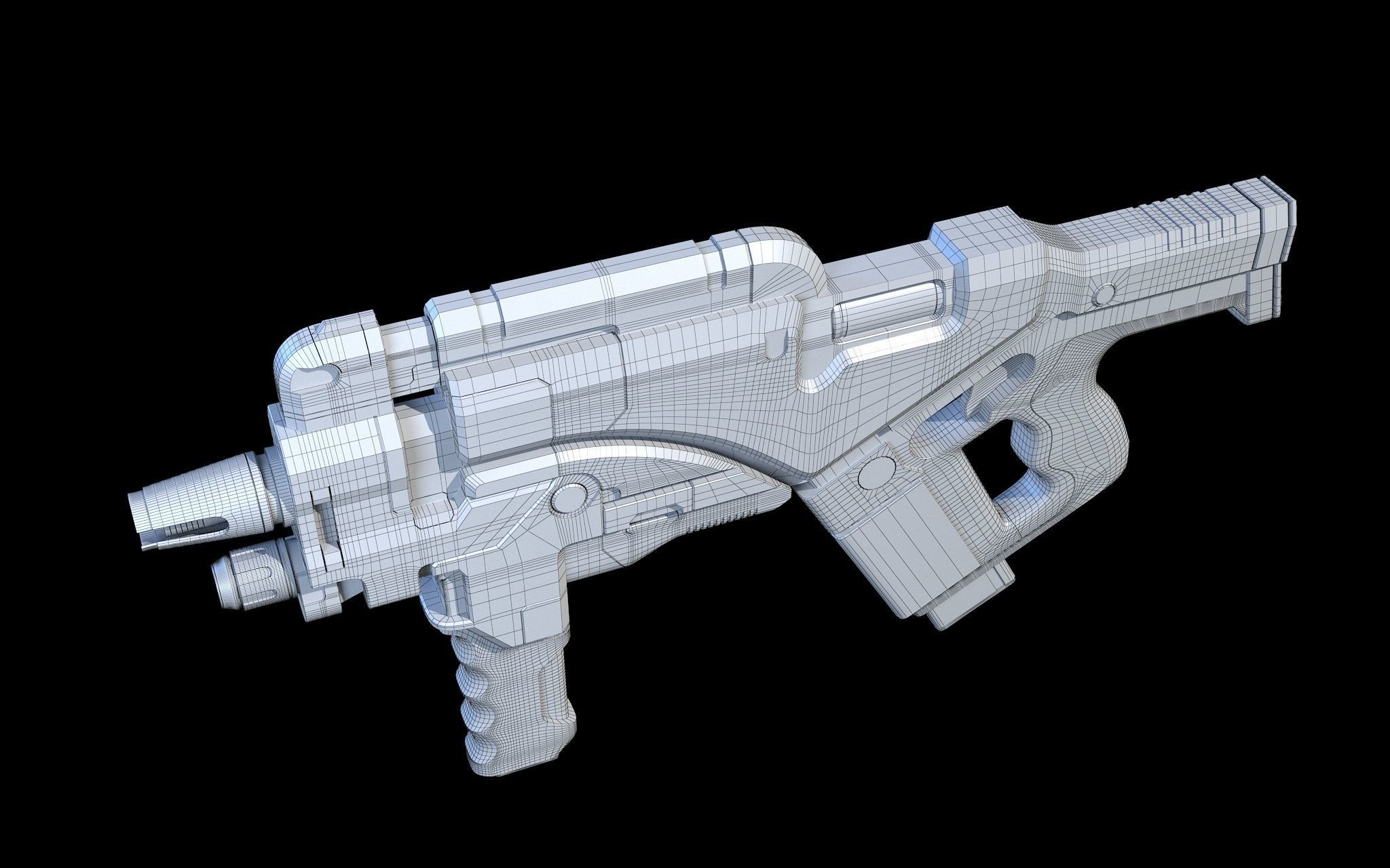 M12 Locust Mass Effect 3D model_9