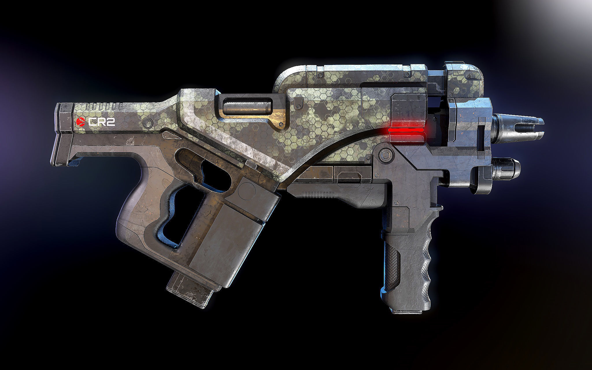 M12 Locust Mass Effect 3D model_1