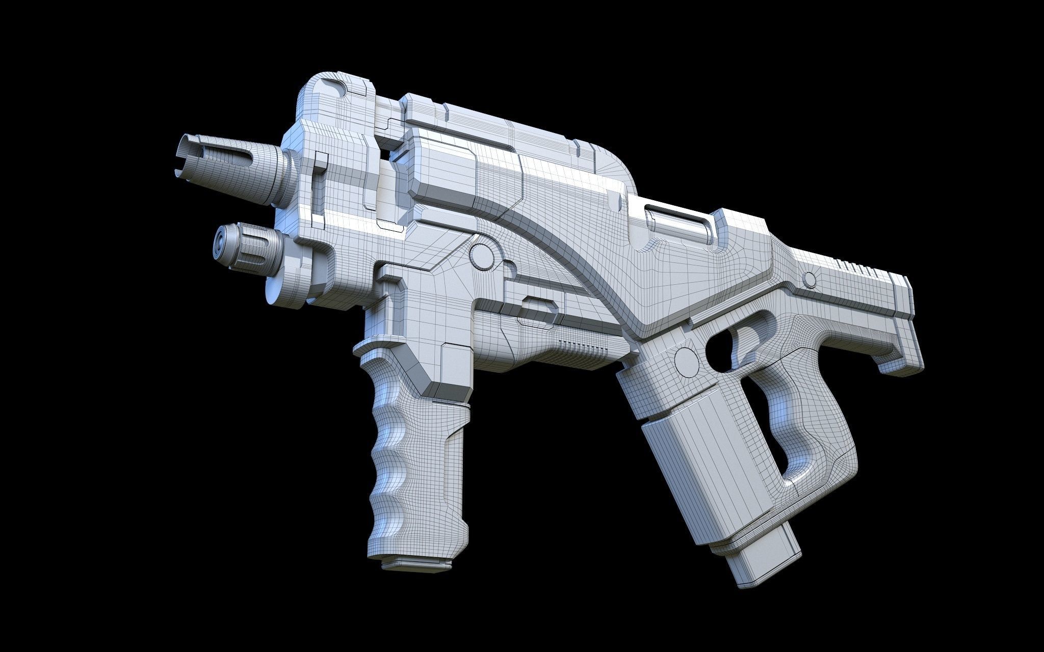 M12 Locust Mass Effect 3D model_8