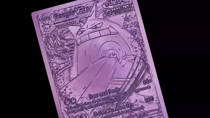 GENGAR V MAX SWORD and SHIELD FUSION STRIKE CARD