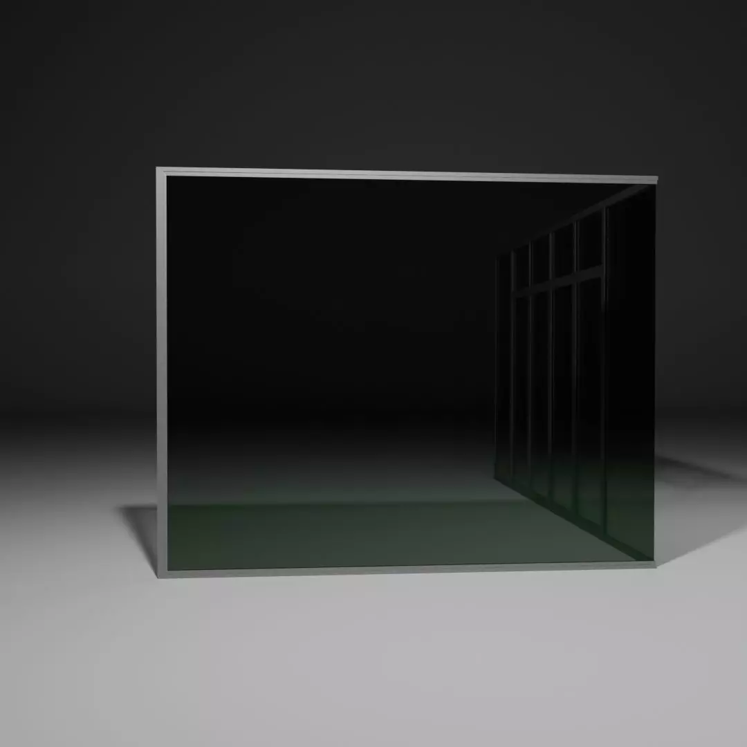 Commercial Glass window Free 3D model_0