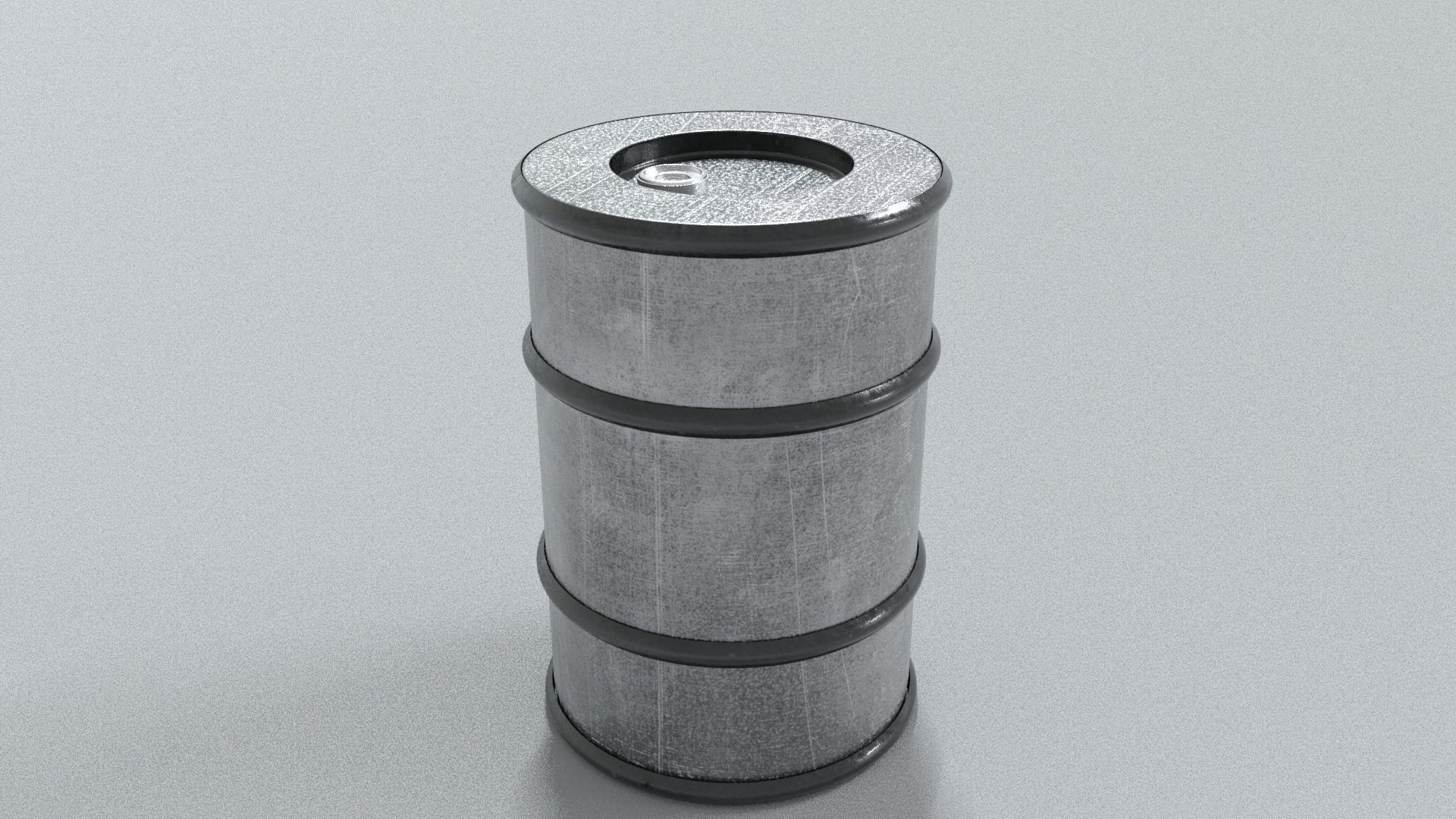 laos Game Drum Container Low-poly 3D model_3