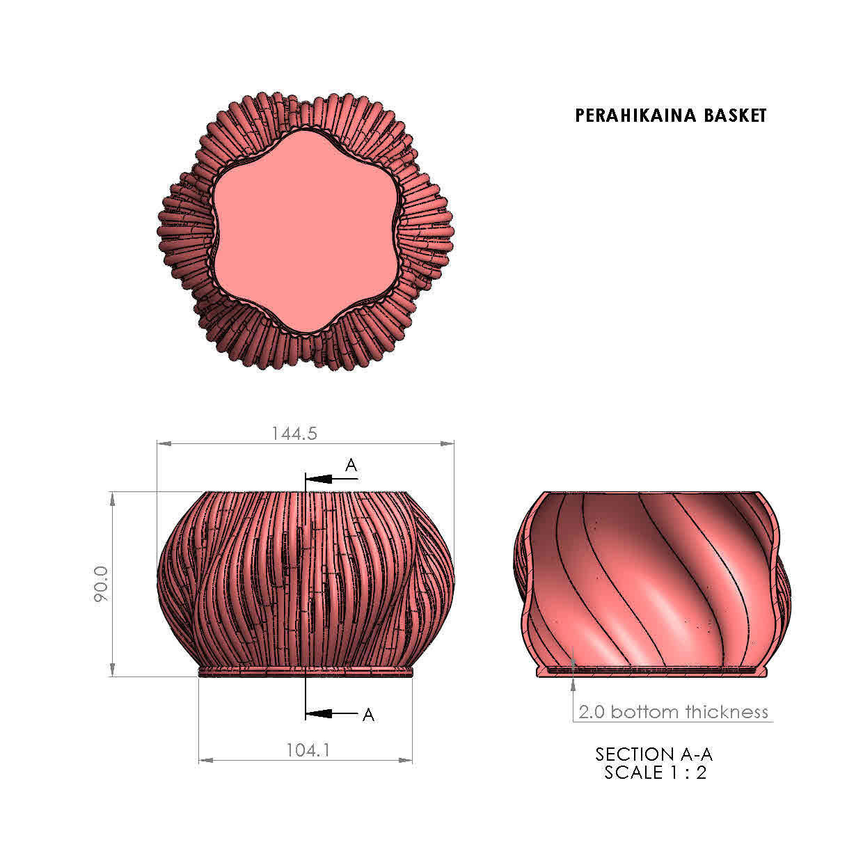 PERAHIKIANA BASKET  3D print model_1