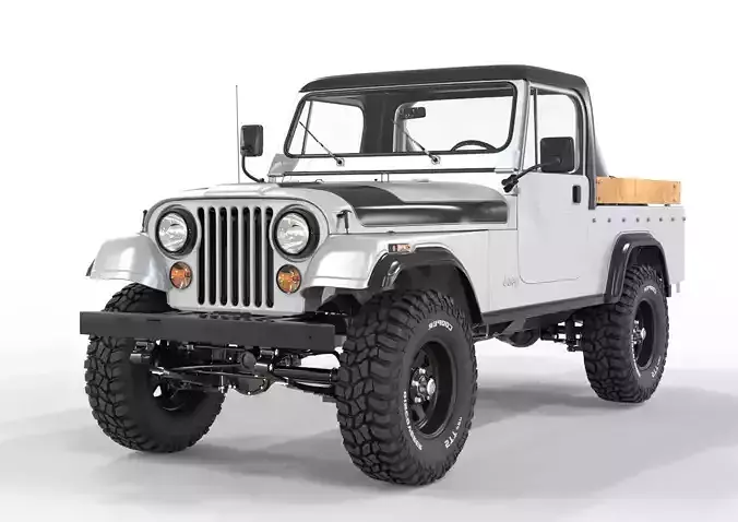 1985 Jeep CJ8 Scrambler 3D model