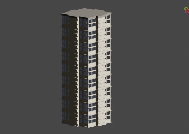 Incredible Pack Realistics Buildings Low-poly 3D model_77