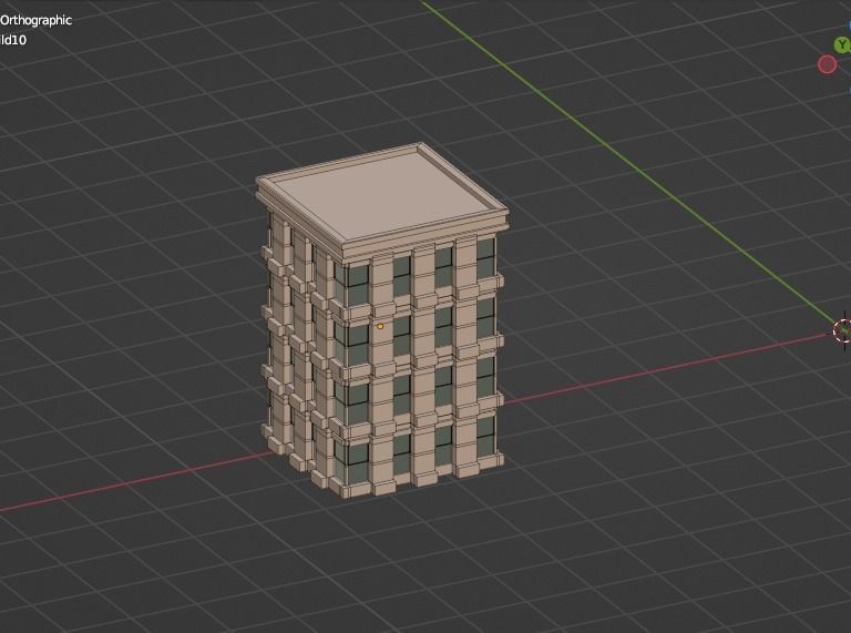 Incredible Pack Realistics Buildings Low-poly 3D model_104
