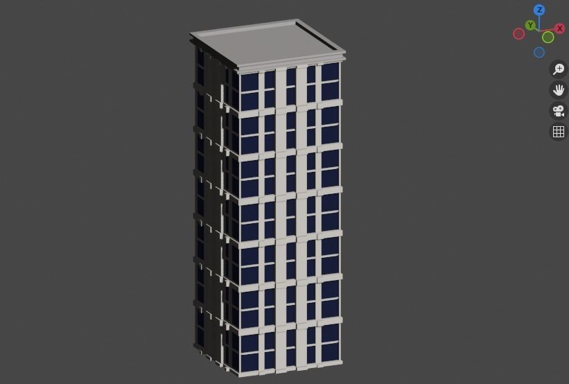 Incredible Pack Realistics Buildings Low-poly 3D model_39