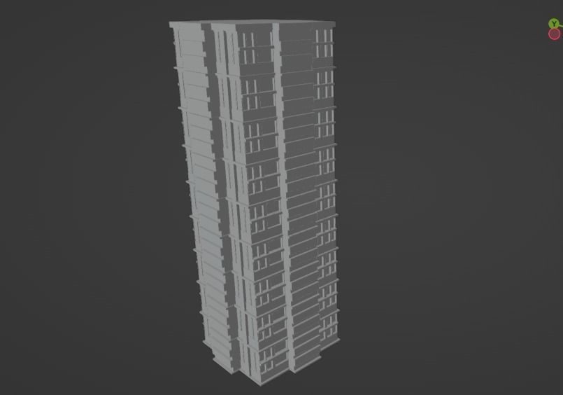 Incredible Pack Realistics Buildings Low-poly 3D model_52